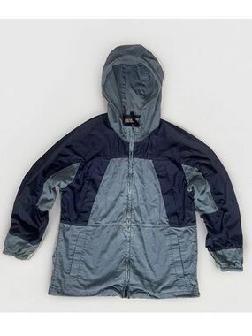 Outerknown Men’s Viento Full-Zip Colorblock Lightweight Windbreaker Jacket Large